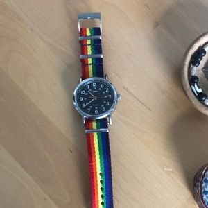 Timex Watch with Fossil band